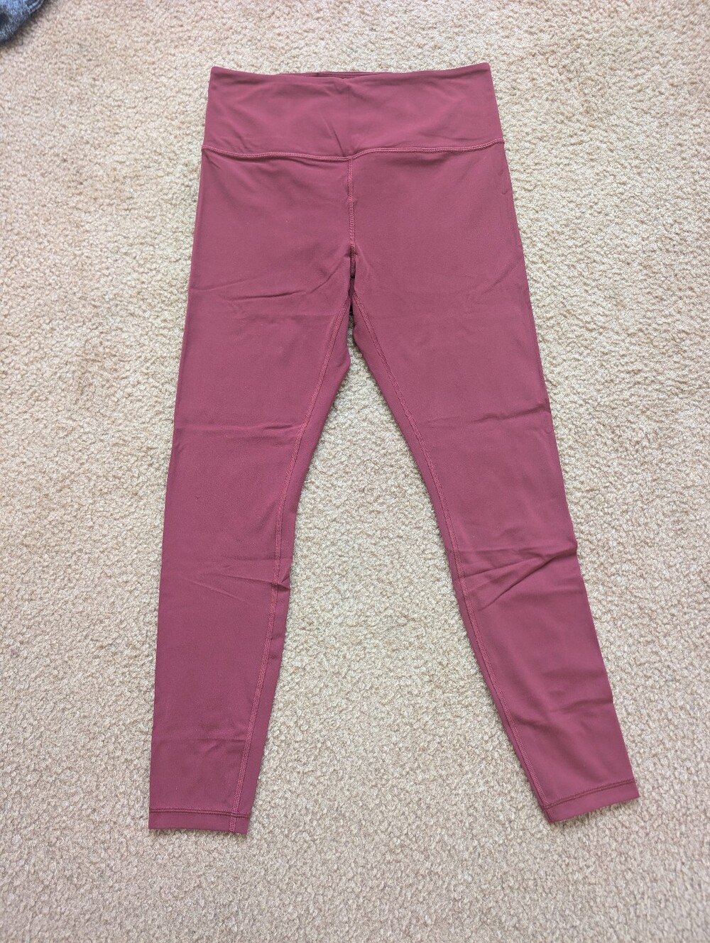 Athleta Elation High-Waist Leggings in Redwood Size Medium